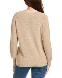 Hannah Rose Shaker Button Cashmere-Blend Cardigan