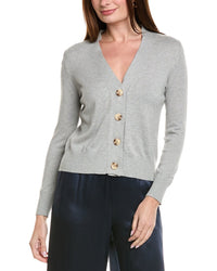Hannah Rose Four-Button Cashmere-Blend Cardigan