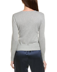 Hannah Rose Classic Button Cashmere-Blend Cardigan