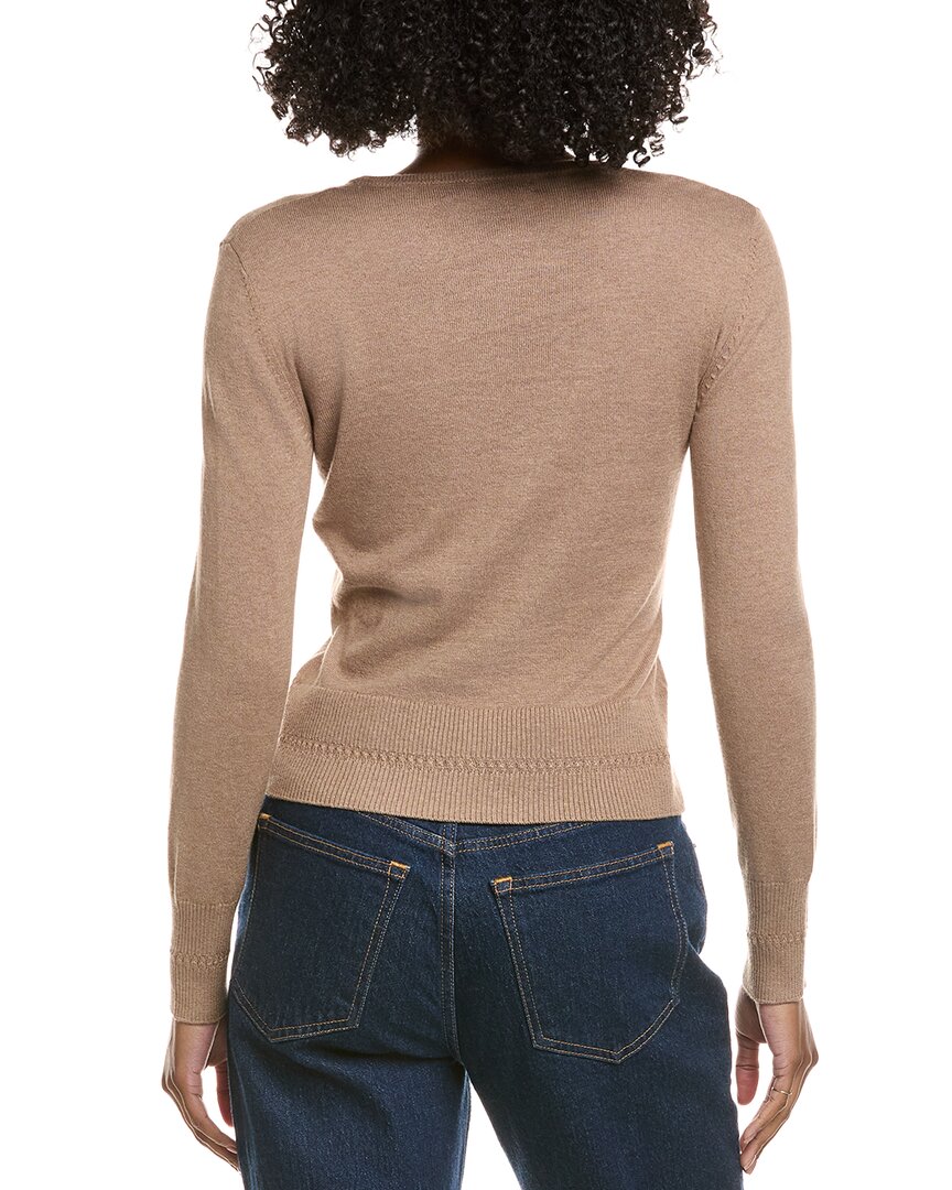 Hannah Rose Classic Button Cashmere-Blend Cardigan