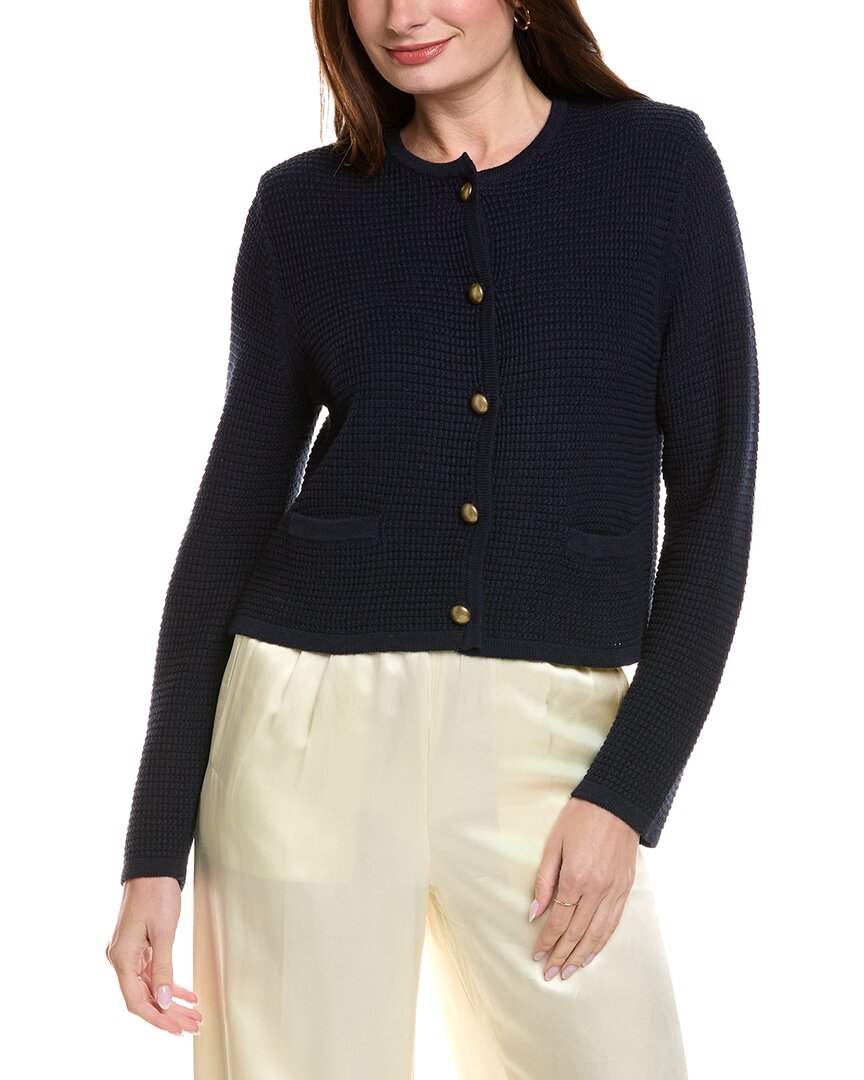 Hannah Rose Textured Crop Cashmere-Blend Jacket