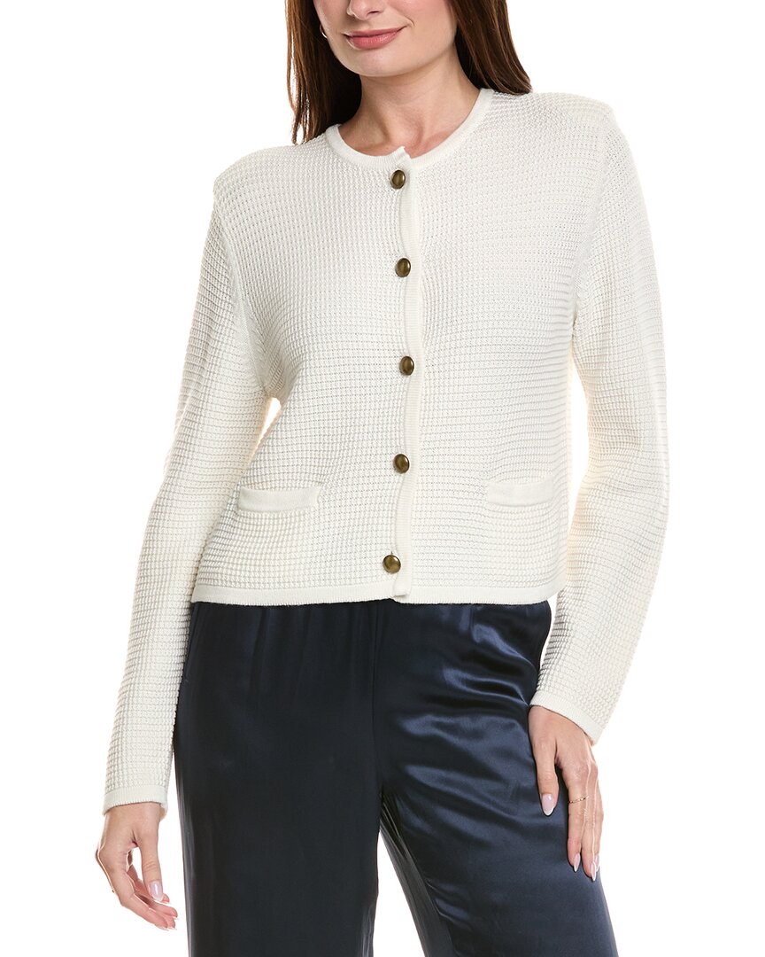 Hannah Rose Textured Crop Cashmere-Blend Jacket