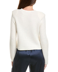 Hannah Rose Textured Crop Cashmere-Blend Jacket