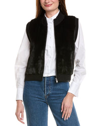 Hannah Rose Cashmere-Blend Vest
