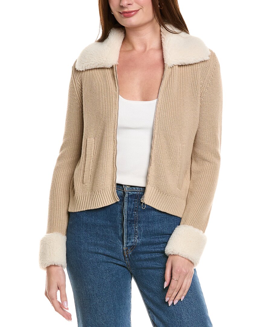 Hannah Rose Shaker Cashmere-Blend Jacket