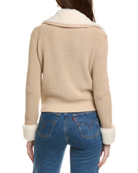 Hannah Rose Shaker Cashmere-Blend Jacket