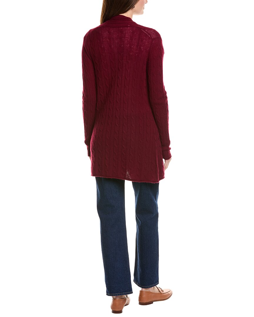 Hannah Rose Breezy Cable Wool & Cashmere-Blend Duster