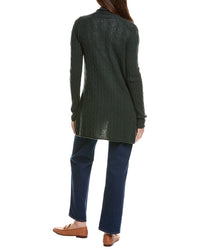 Hannah Rose Breezy Cable Wool & Cashmere-Blend Duster