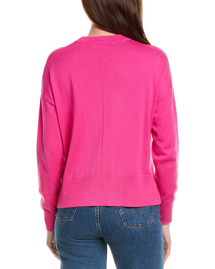 Hannah Rose L'amour Crewneck Cashmere-Blend Sweater