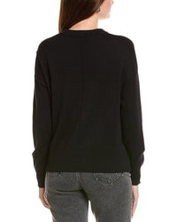 Hannah Rose L'amour Crewneck Cashmere-Blend Sweater