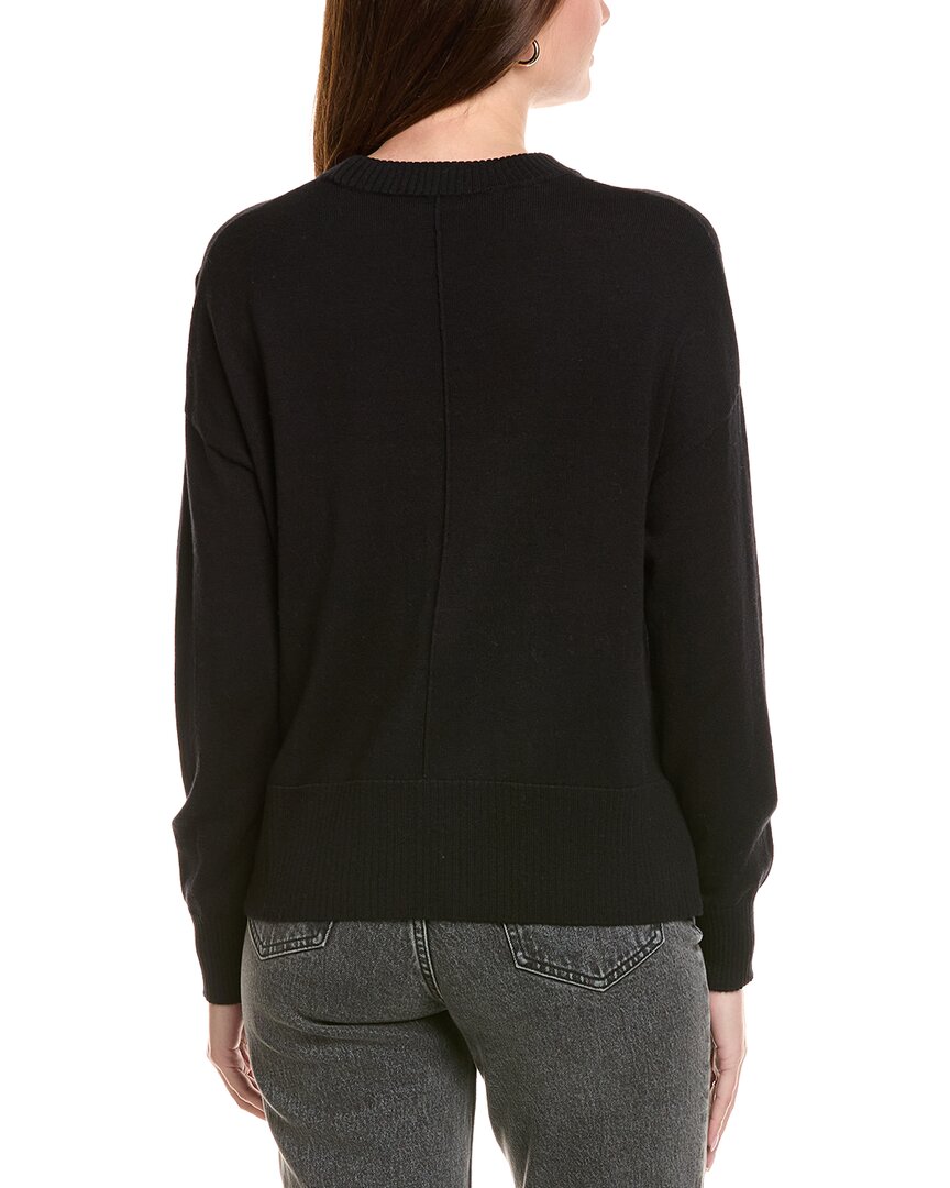 Hannah Rose L'amour Crewneck Cashmere-Blend Sweater