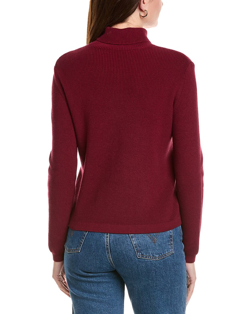 Hannah Rose Shaker Turtleneck Cashmere-Blend Sweater