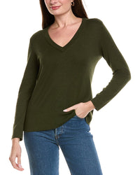 Hannah Rose Basic V-Neck Pullover