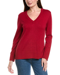 Hannah Rose Basic V-Neck Pullover
