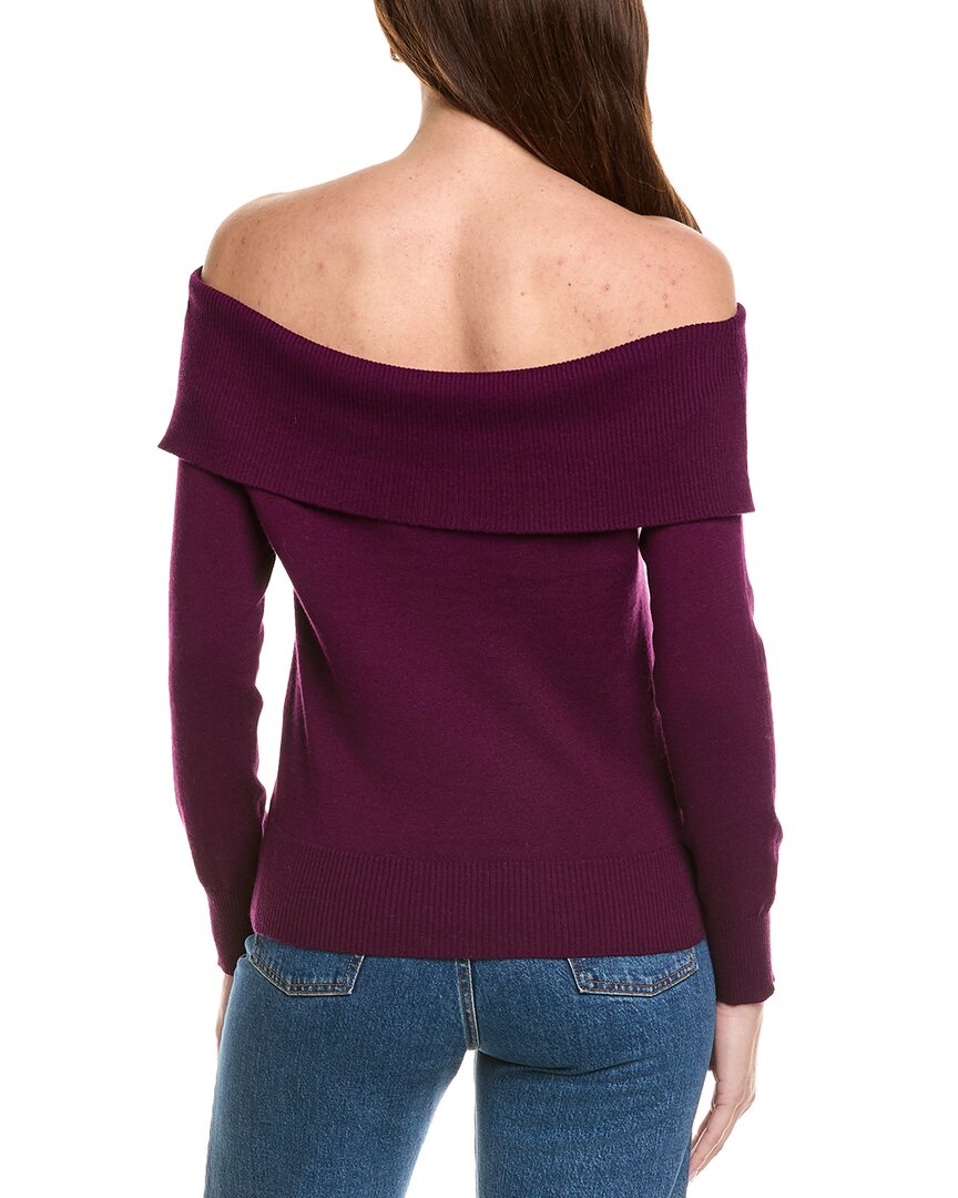 Hannah Rose Off-The-Shoulder Cashmere-Blend Pullover