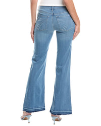 7 For All Mankind Womens Dojo Tailorless Marrakech Flare Trouser Jean, 25