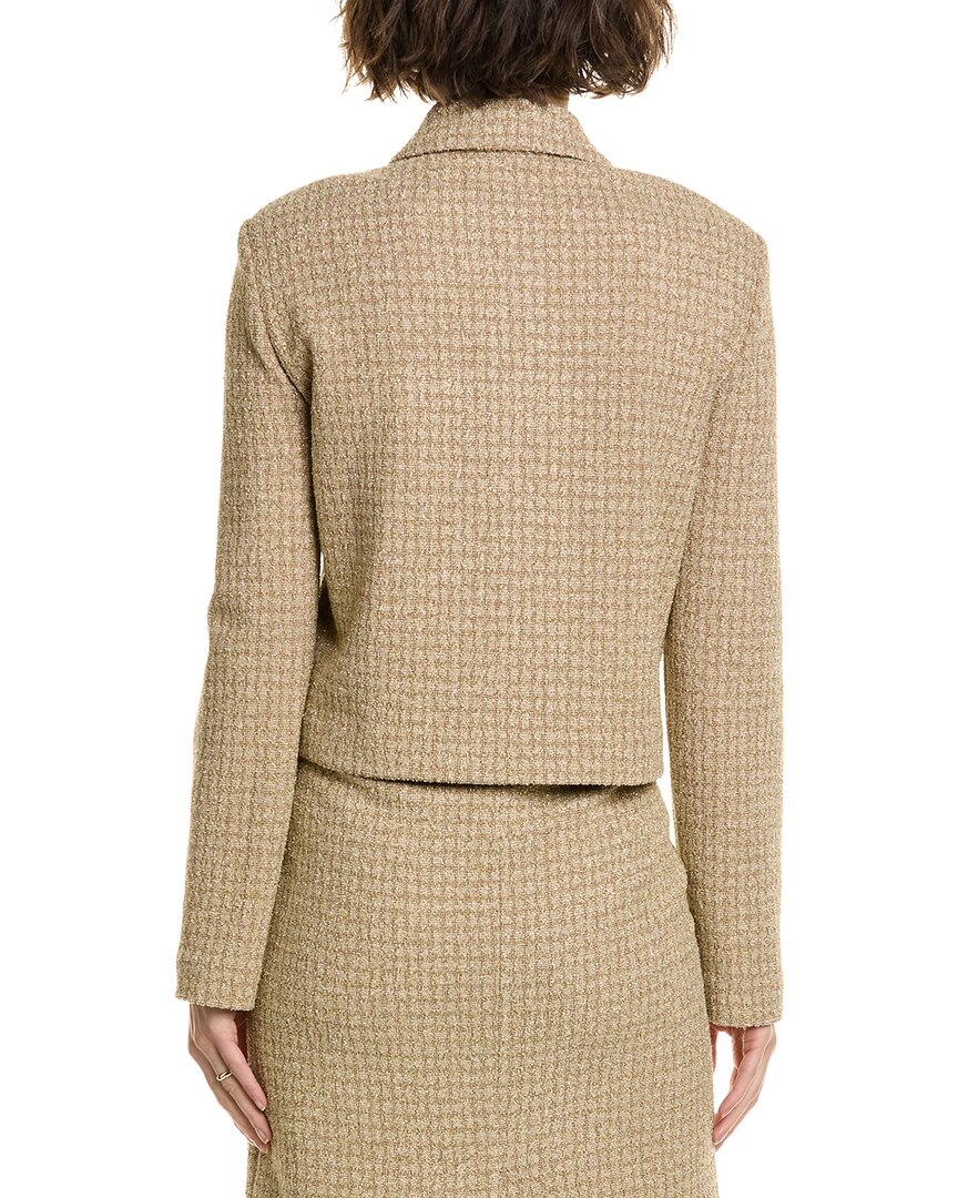 St. John Metallic Tweed Jacket
