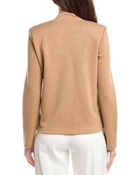St. John New Milano Wool-Blend Cardigan