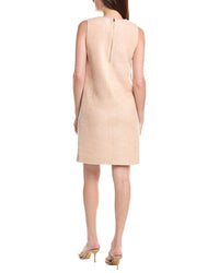 St. John Eyelash Tweed Shift Dress