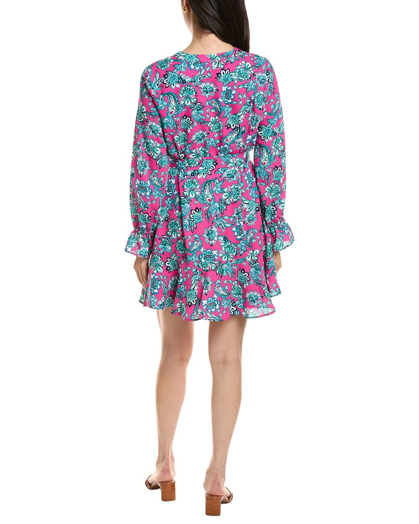 Cece V-Neck Print Dress