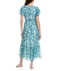 Cece Double Ruffle Maxi Dress