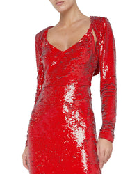 L'agence Rocco Sequin Shrug