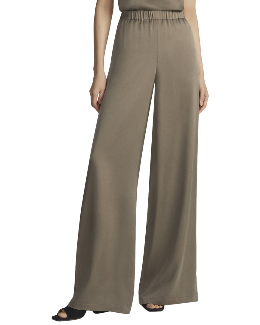 Lafayette 148 New York Lafayette 148 New York Pull On Franklin Silk Wide Leg Pant