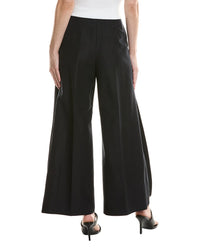 Lafayette 148 New York Lafayette 148 New York Franklin Silk & Linen-Blend Wide Leg Ankle Pant