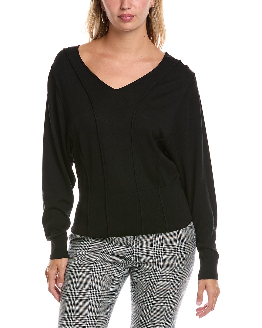 Lafayette 148 New York Lafayette 148 New York Convertible Bateau Neck Wool-Blend Sweater