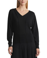 Lafayette 148 New York Plus Convertible Bateau Neck Wool-Blend Sweater