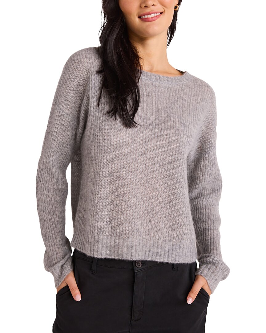 Bella Dahl Drop Shoulder Cashmere & Silk-Blend Sweater