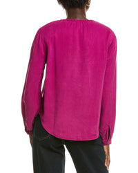 Bella Dahl Bella Dahl Elastic Neck Button Down Shirt