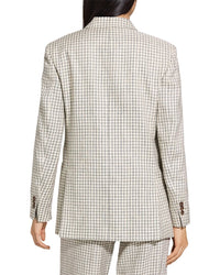 Theory Oversized Straight Linen-Blend Blazer