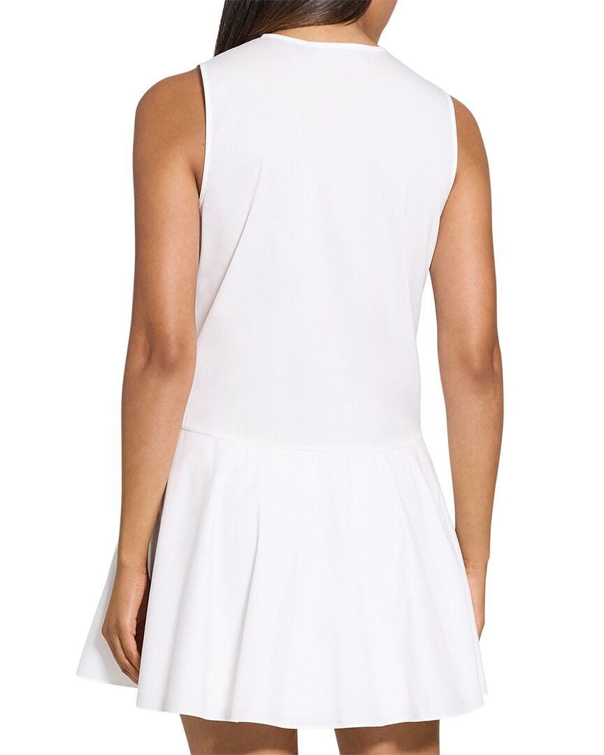 Theory Theory Sleeveless Ruffle Hem Dress