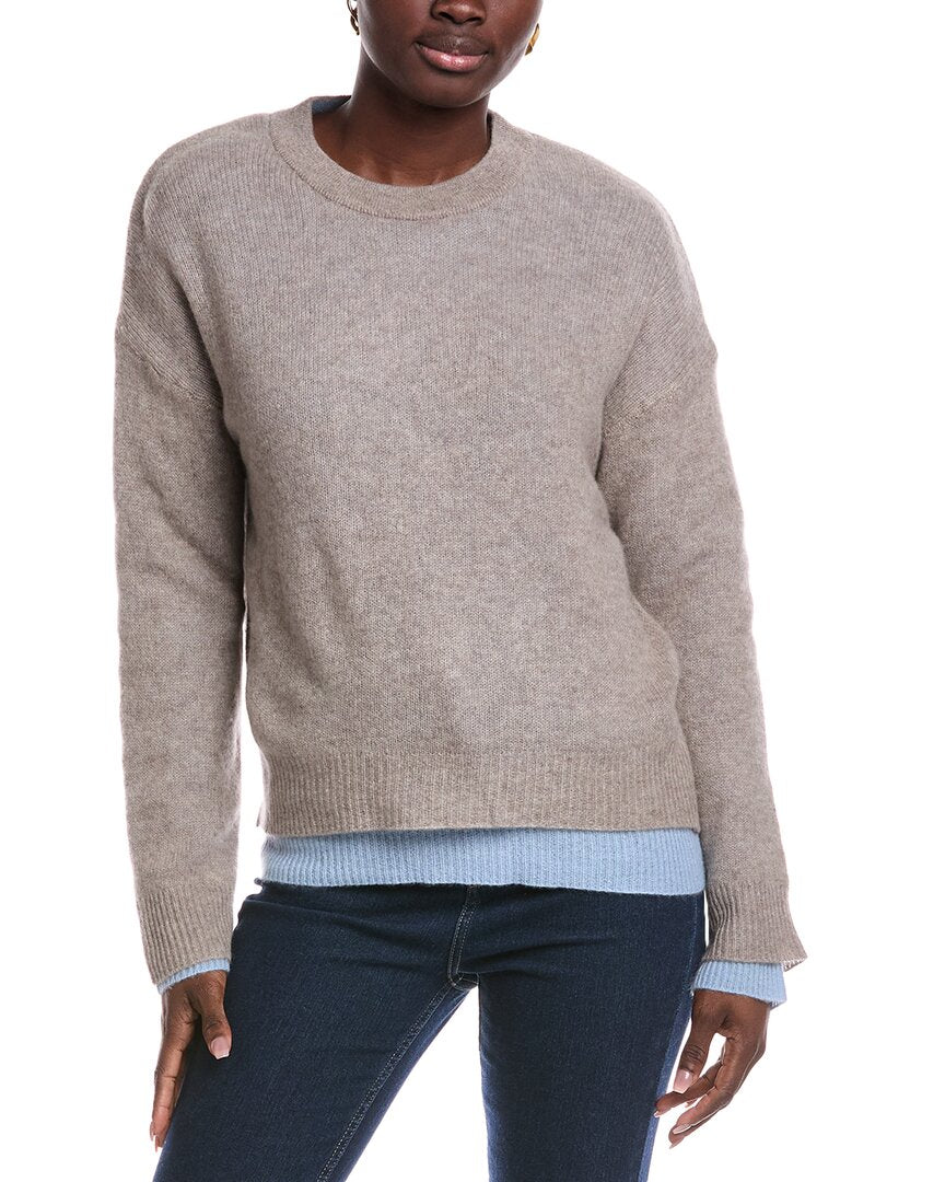 NAADAM Naadam Featherweight Layered Reversible Cashmere Sweater