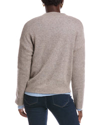 NAADAM Naadam Featherweight Layered Reversible Cashmere Sweater