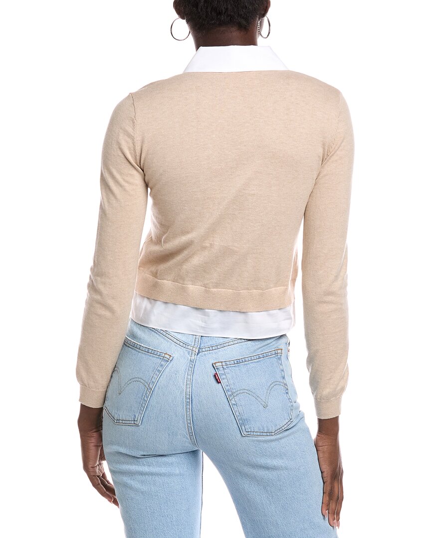NAADAM Naadam Mixed Media Cashmere-Blend Cardigan