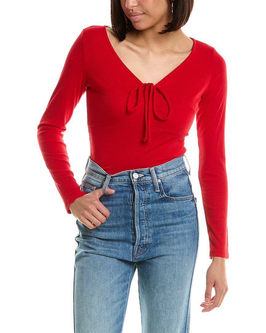 Sadie & Sage Sadie & Sage Front Ruched Knit Top