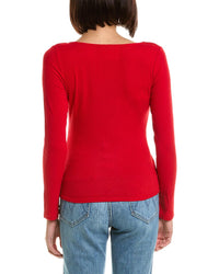 Sadie & Sage Sadie & Sage Front Ruched Knit Top