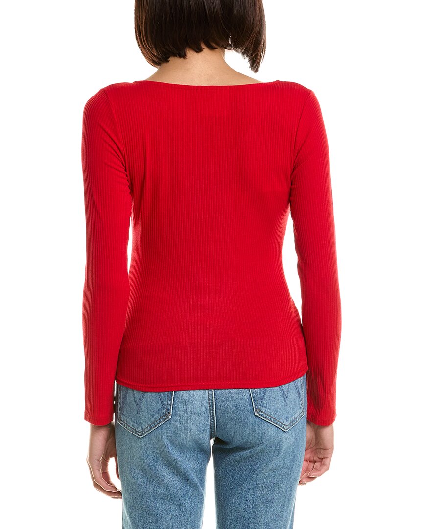 Sadie & Sage Sadie & Sage Front Ruched Knit Top