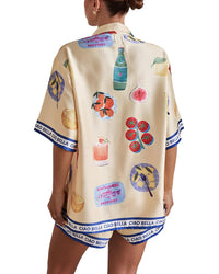Camila Blanco Womens 2Pc Shirt & Short Set, 6