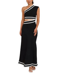 Camila Blanco Maxi Dress 2 Black & White