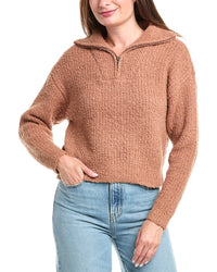 Saltwater Luxe Saltwater Luxe Fuzzy 1/2-Zip Pullover