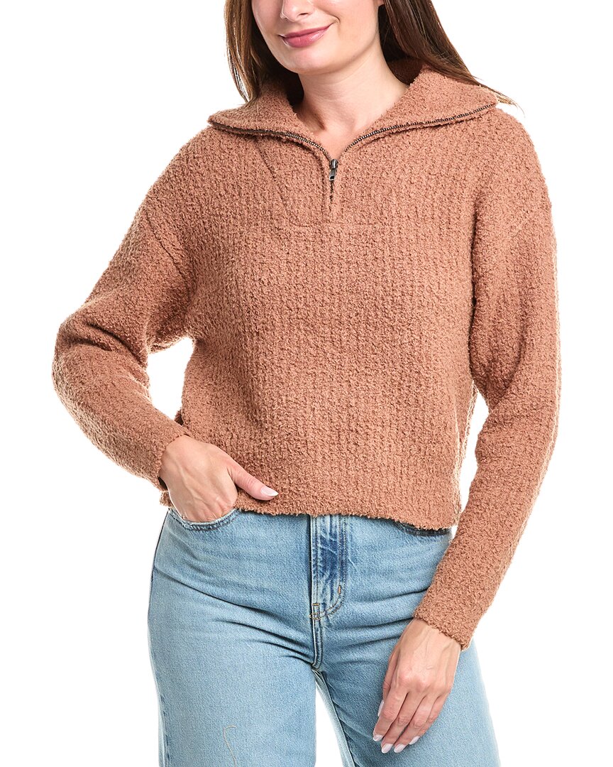 Saltwater Luxe Saltwater Luxe Fuzzy 1/2-Zip Pullover