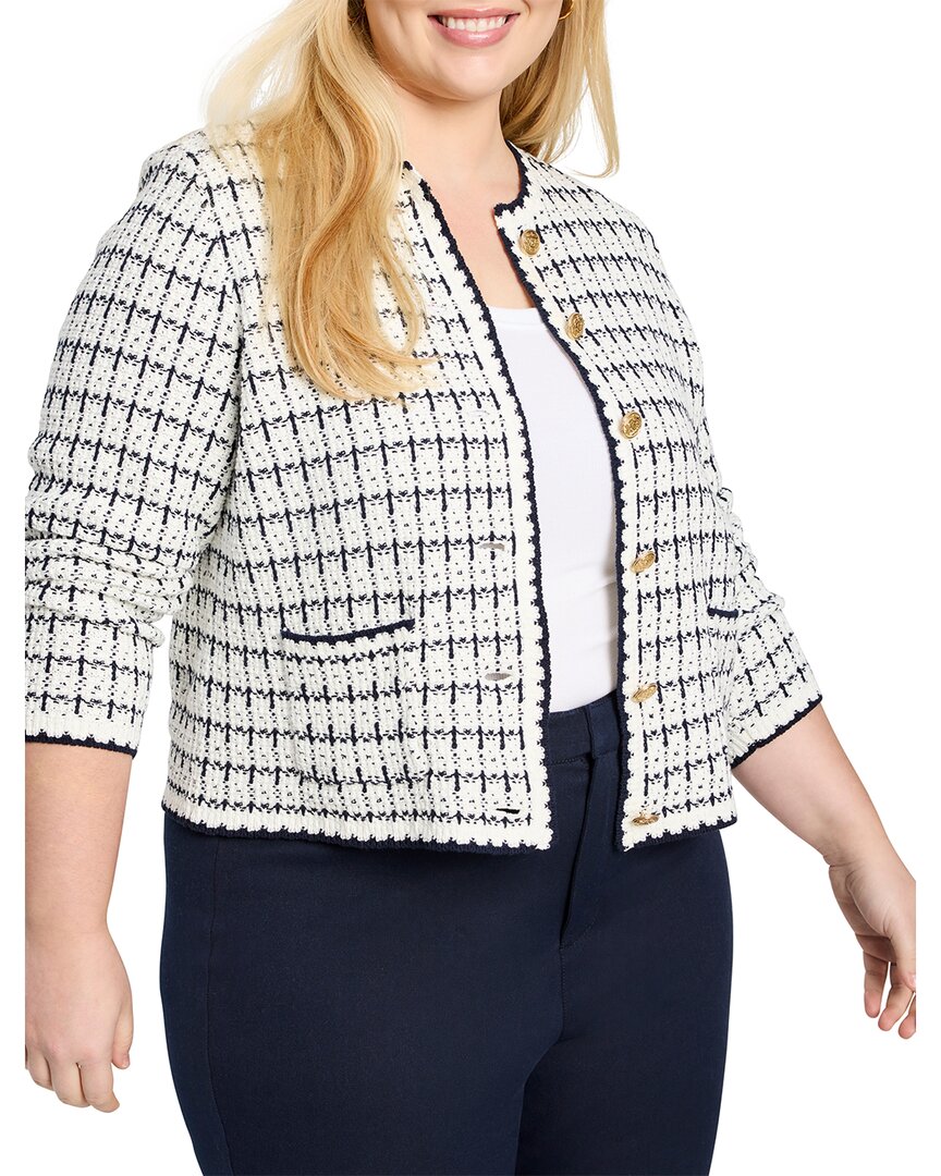 NIC+ZOE Nic+Zoe Plus Mixed Up Sweater Jacket