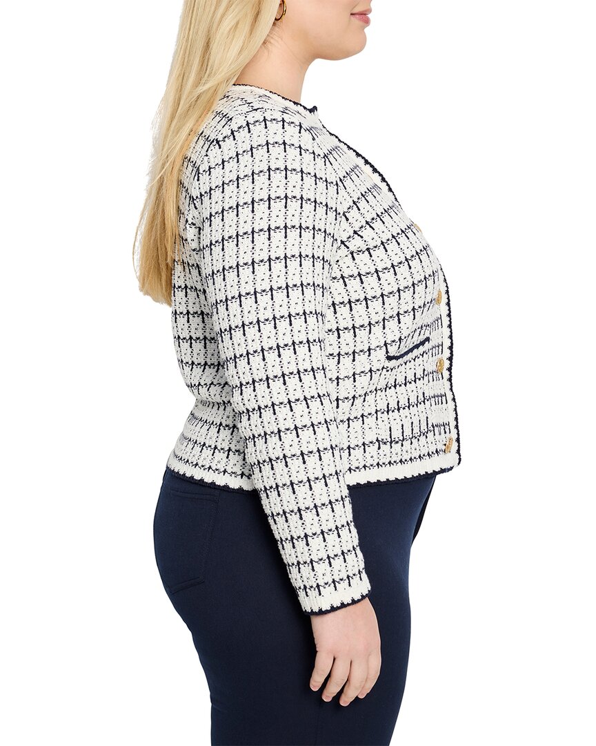 NIC+ZOE Nic+Zoe Plus Mixed Up Sweater Jacket
