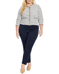 NIC+ZOE Nic+Zoe Plus Mixed Up Sweater Jacket