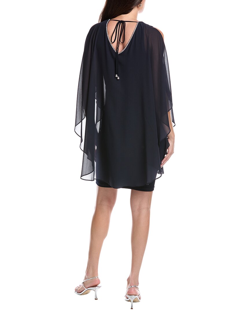 Joseph Ribkoff Embellished Neckline Mini Dress