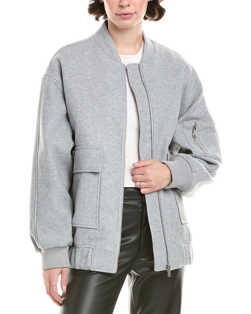 Bernardo Oversized Bomber Jacket