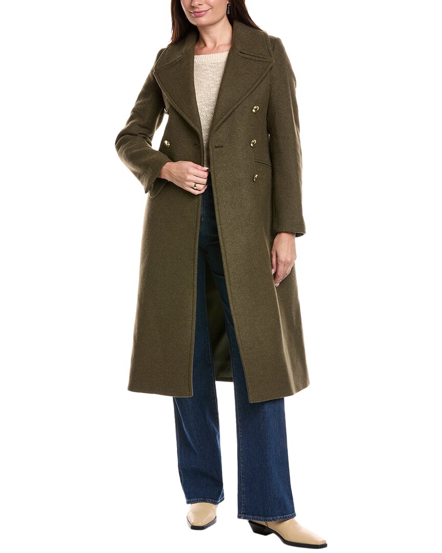 Barbour Barbour Reva Wool-Blend Military Coat